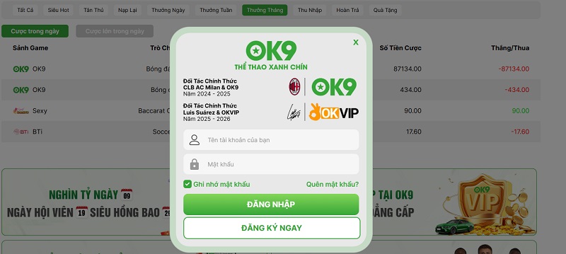 Hướng Dẫn Đăng Nhập OK9 Nhanh Chóng & Bảo Mật Thông Tin 2 Hướng Dẫn Đăng Nhập OK9 Chi Tiết Từng Bước