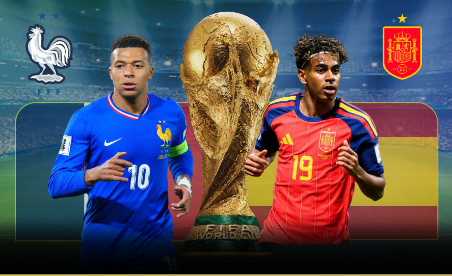 OK9 - Bán kết World Cup 2026: Phân tích tỷ lệ thắng Pháp vs Tây Ban Nha 3 OK9 - Bán kết World Cup 2026: Phân tích tỷ lệ thắng Pháp vs Tây Ban Nha